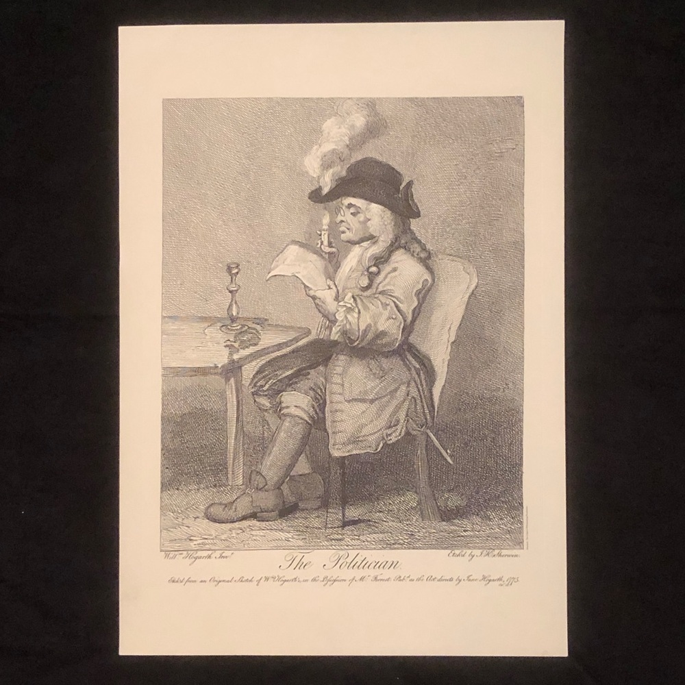 Print - The Politician by William Hogarth